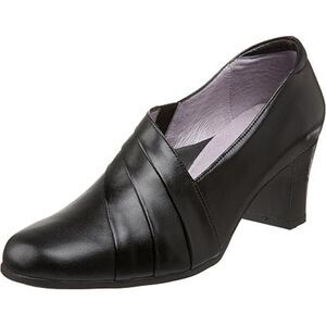 BeautiFeel Anna‎ Caviar Black Leather Heels Sz 39/US 8